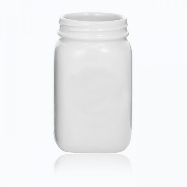 Ceramic Mason Jar White | Decografix